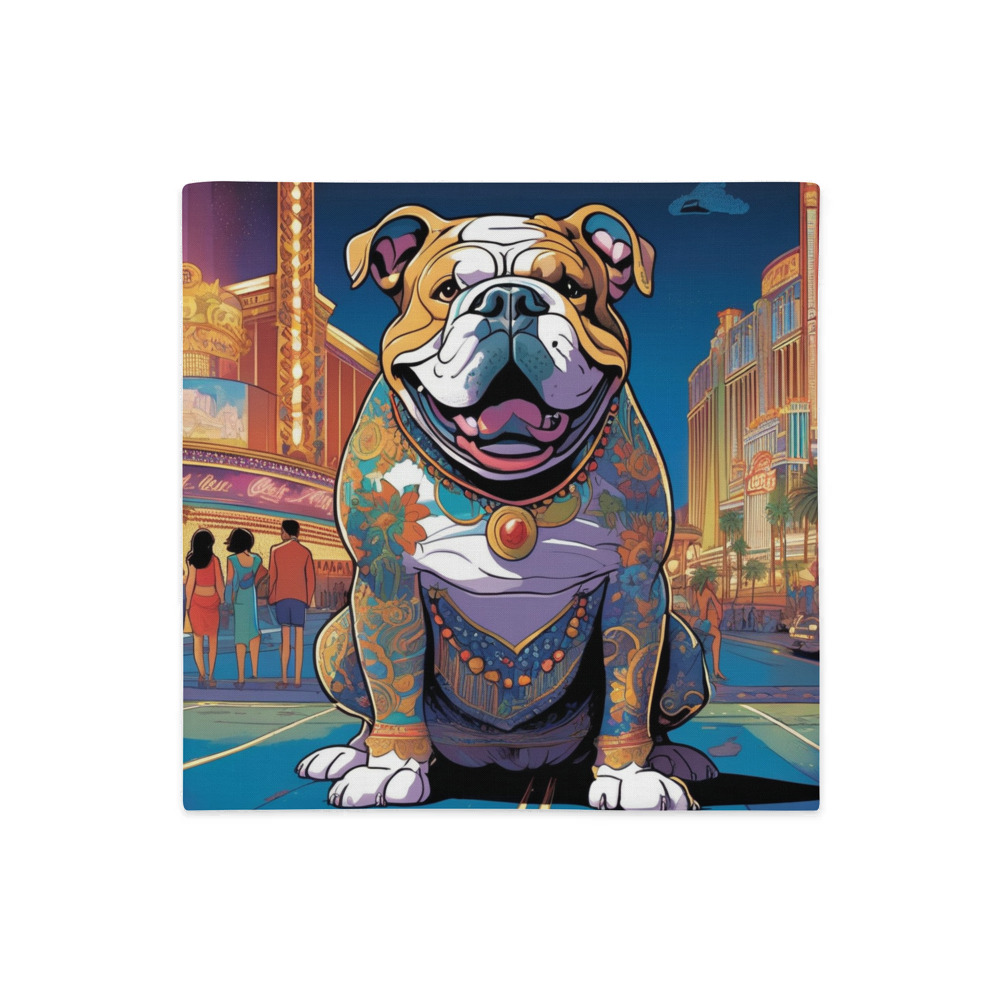 PugMug Custom Bulldog Premium Pillow Case