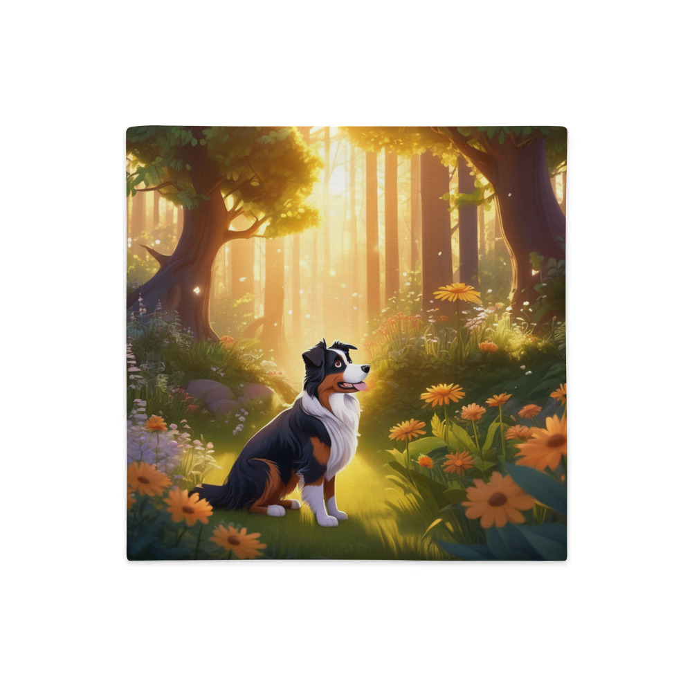 PugMug Custom Australian Shepherd Dog Premium Pillow Case