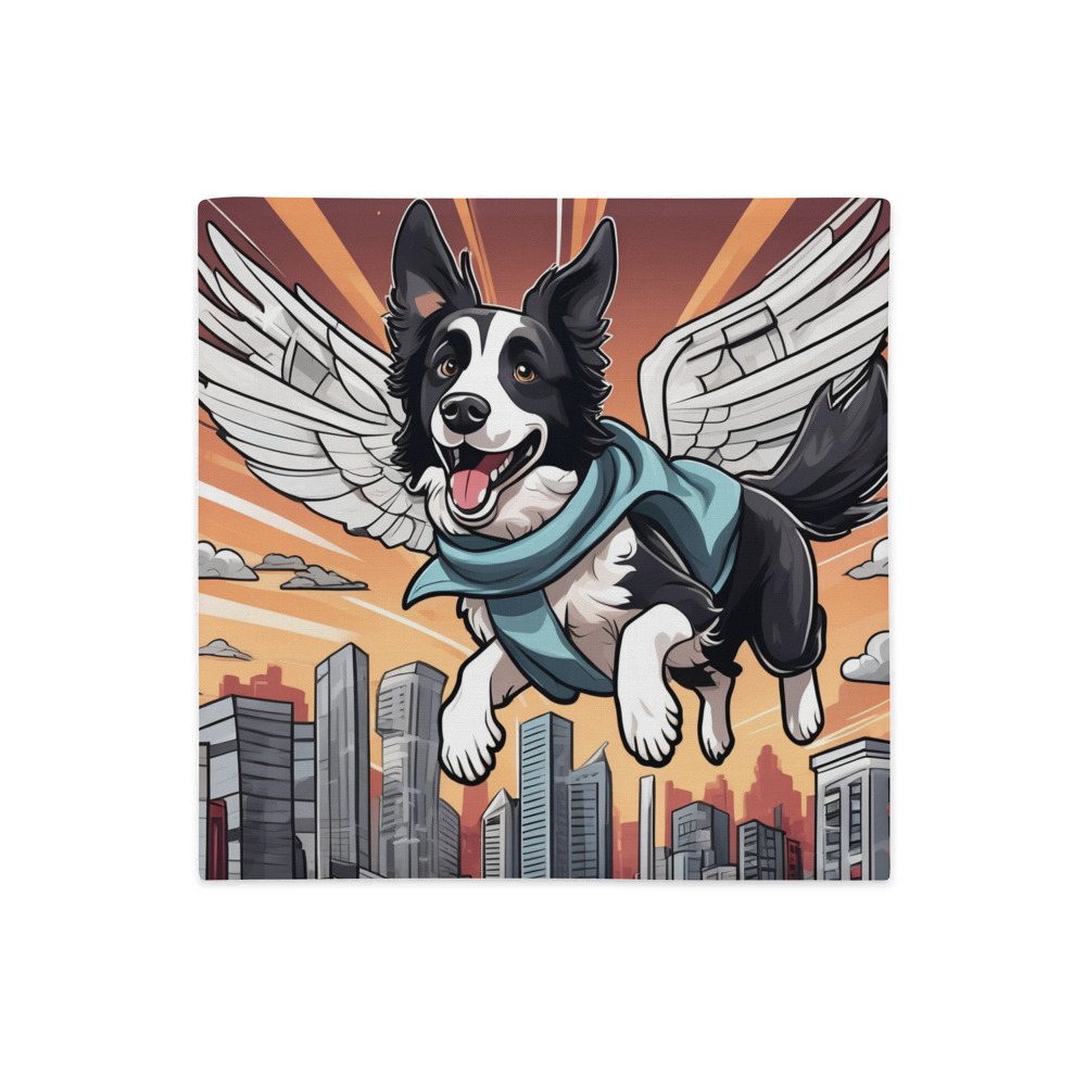 PugMug Custom Border Collie Premium Pillow Case