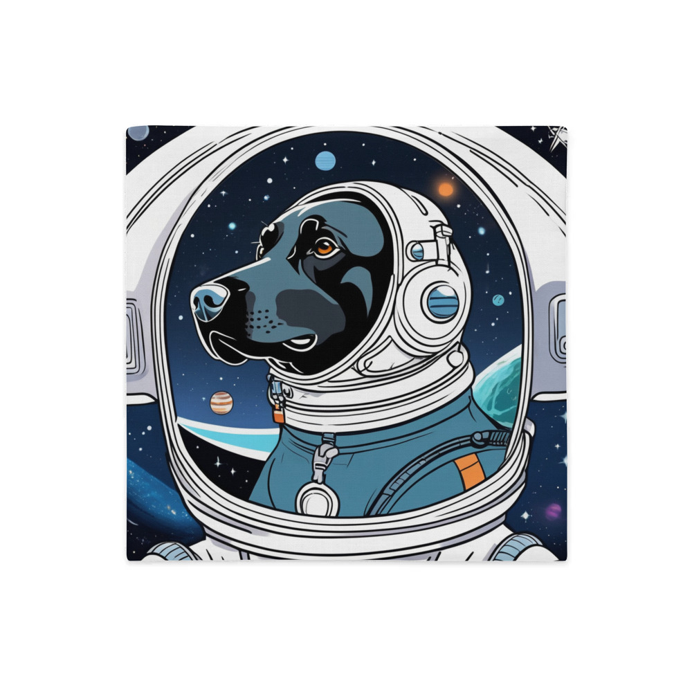 PugMug Custom Black Labrador Retriever Premium Pillow Case