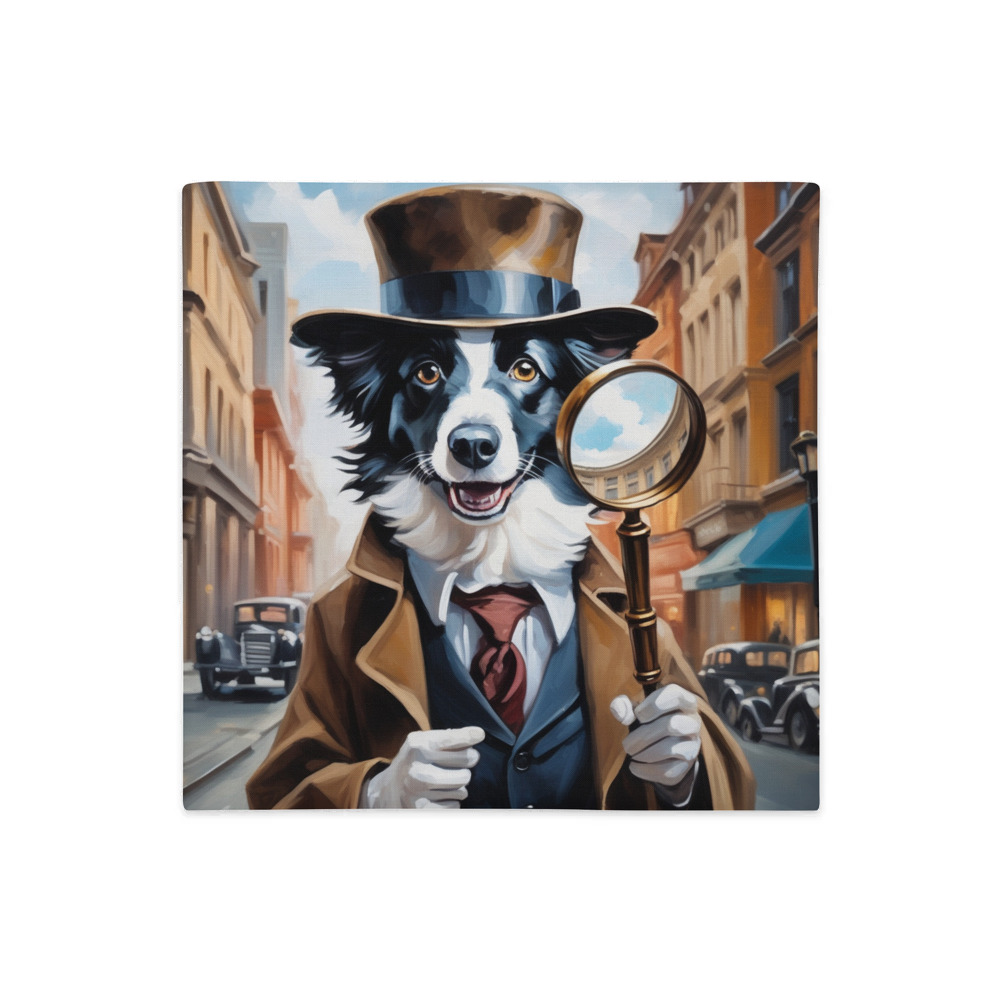 PugMug Custom Border Collie Premium Pillow Case