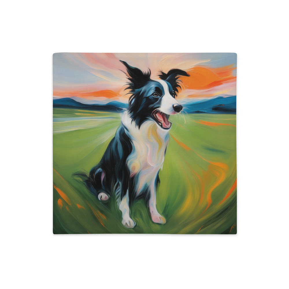 PugMug Custom Border Collie Premium Pillow Case