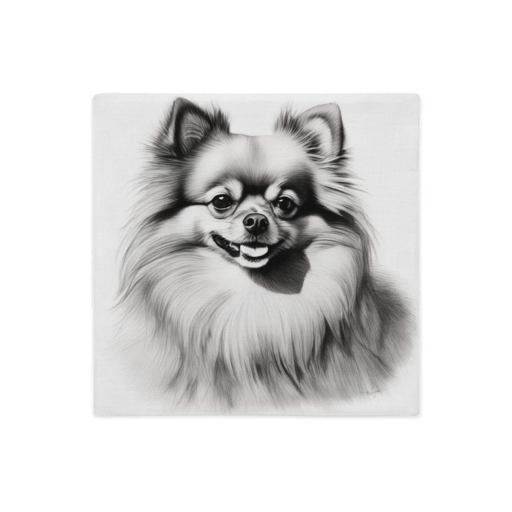 PugMug Custom Tan Pomeranian Premium Pillow Case