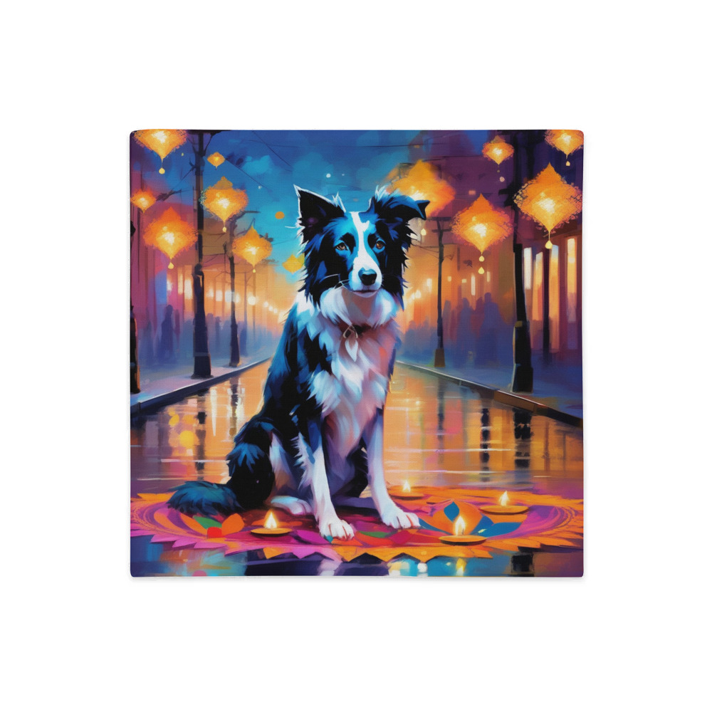 PugMug Custom Border Collie Premium Pillow Case