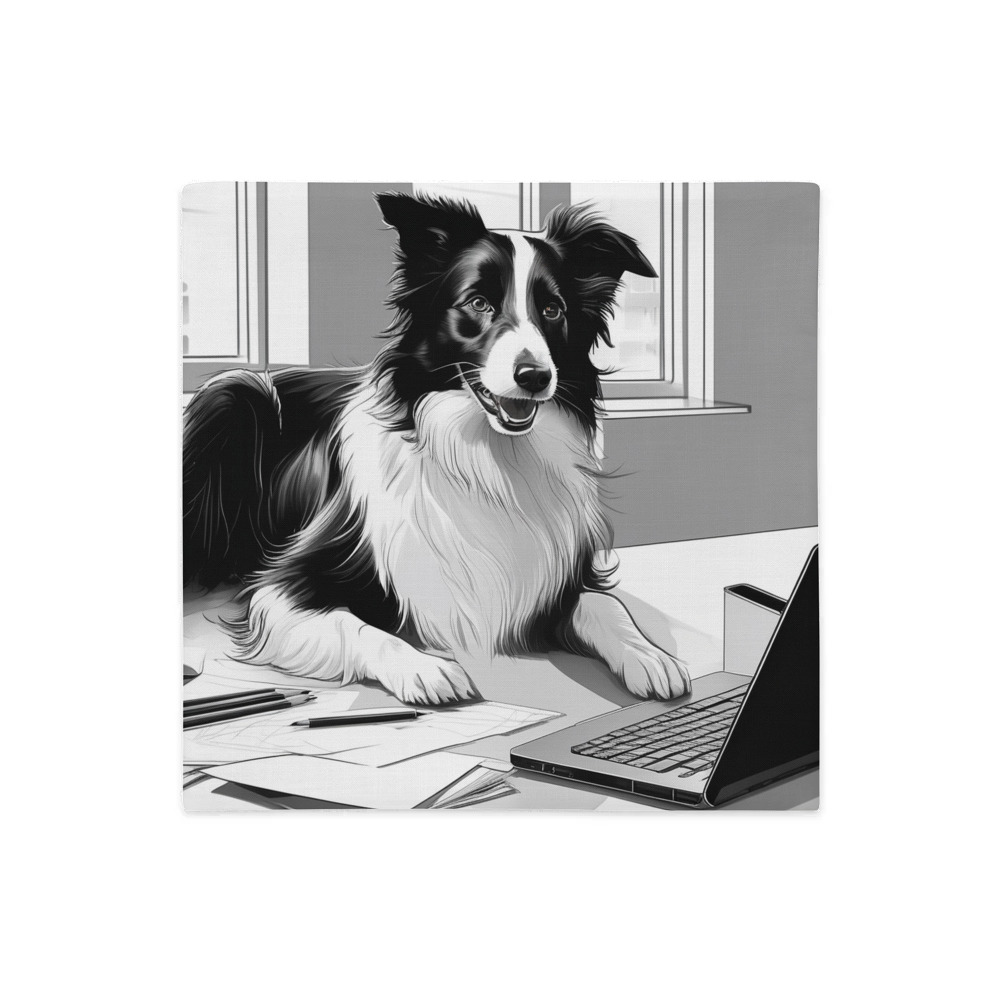 PugMug Custom Border Collie Premium Pillow Case