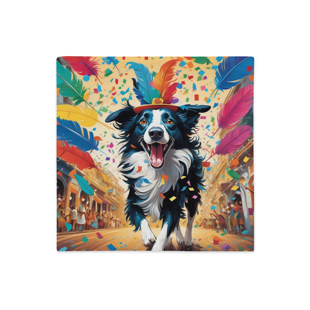 PugMug Custom Border Collie Premium Pillow Case