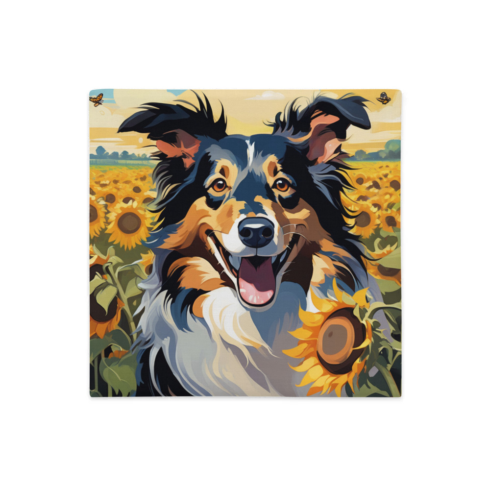 PugMug Custom Collie Premium Pillow Case