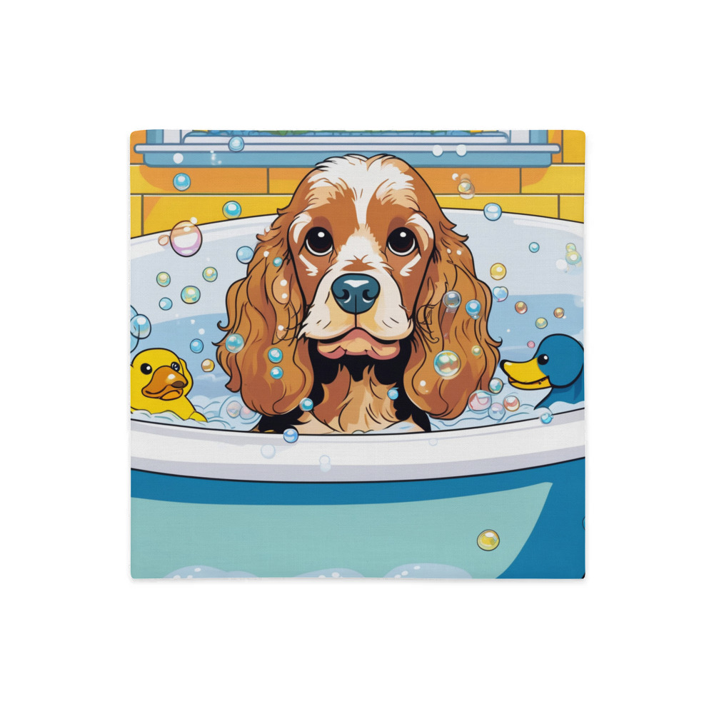 PugMug Custom Cocker Spaniel Premium Pillow Case