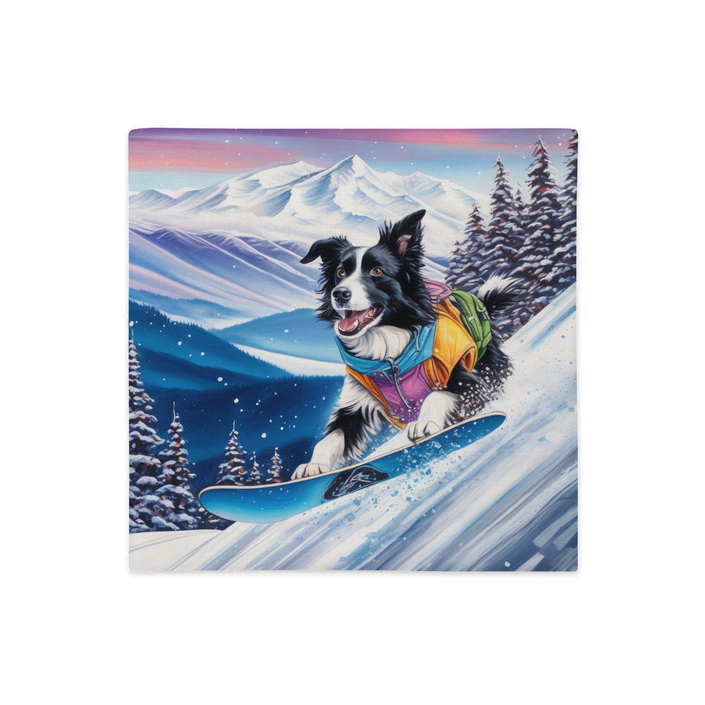 PugMug Custom Border Collie Premium Pillow Case
