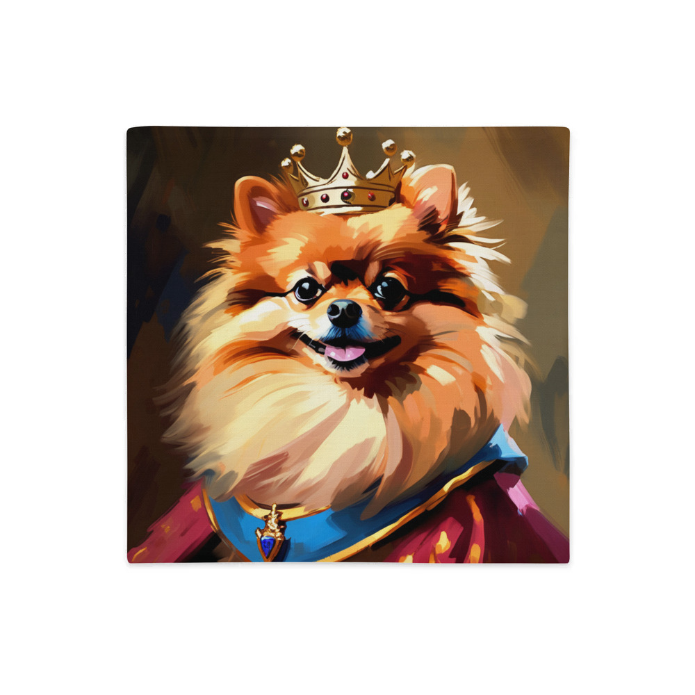 PugMug Custom Tan Pomeranian Premium Pillow Case