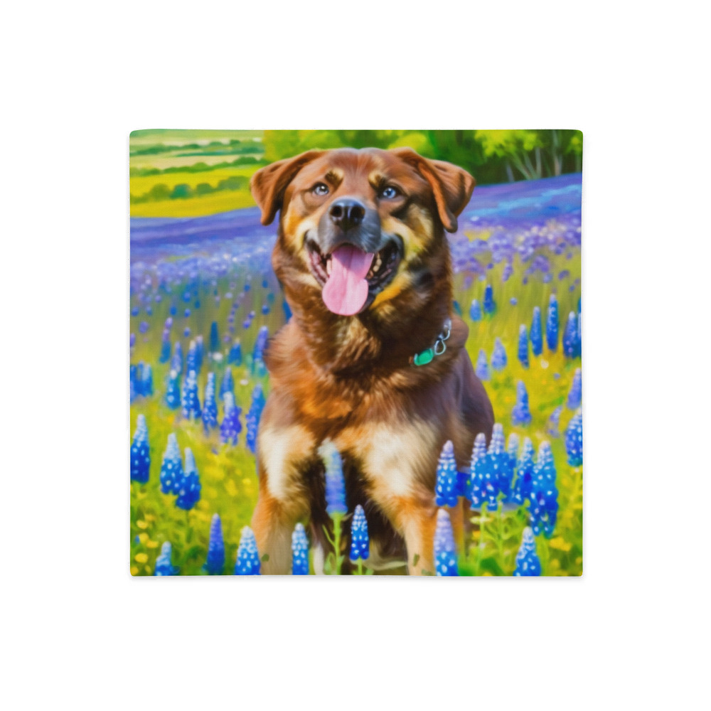 PugMug Custom Blue Premium Pillow Case