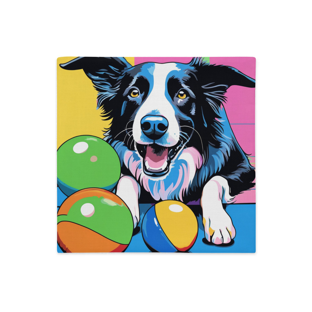 PugMug Custom Border Collie Premium Pillow Case