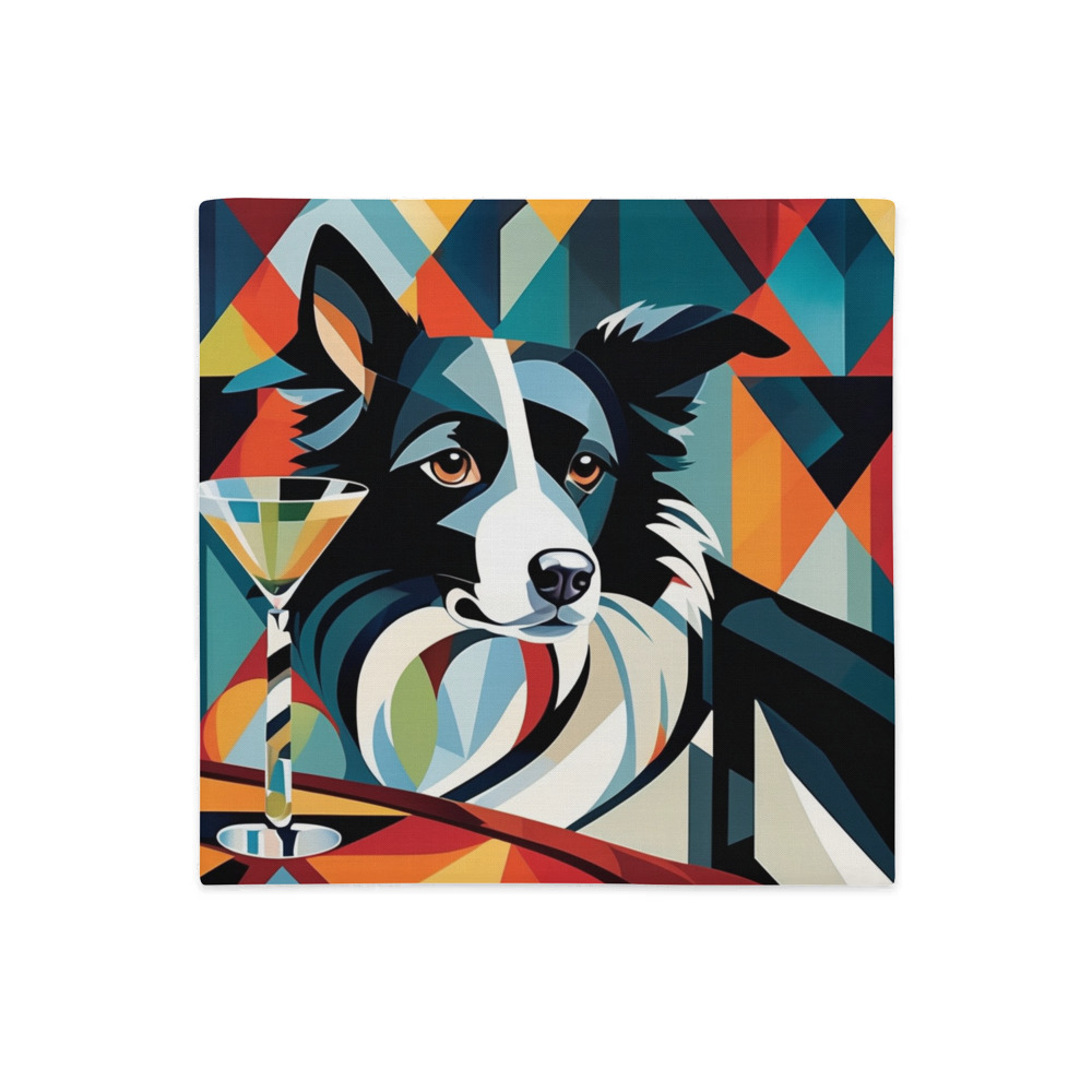 PugMug Custom Border Collie Premium Pillow Case
