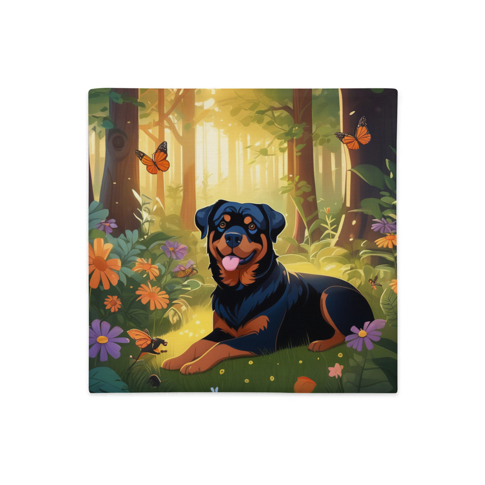 PugMug Custom Rottweiler Premium Pillow Case