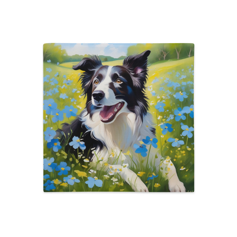 PugMug Custom Border Collie Premium Pillow Case