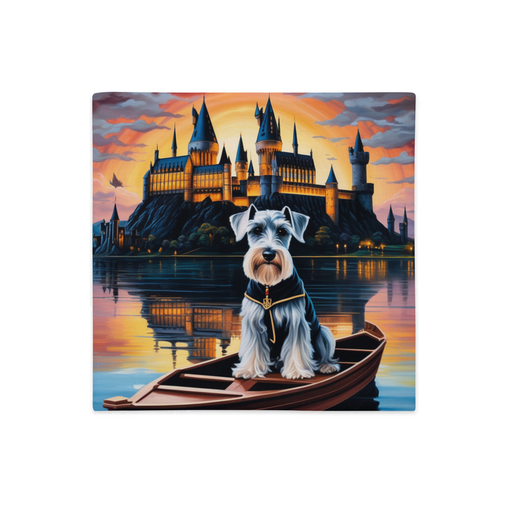 PugMug Custom Miniature Schnauzer Premium Pillow Case