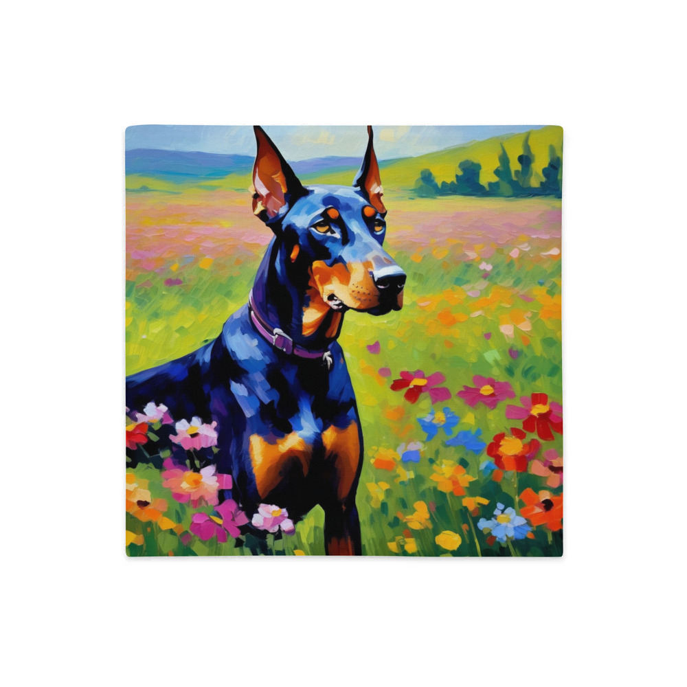 PugMug Custom Doberman Pinscher Premium Pillow Case