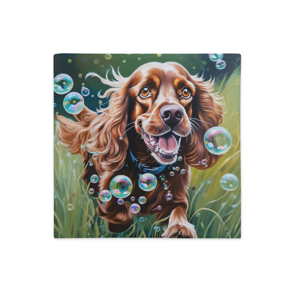 PugMug Custom Cocker Spaniel Premium Pillow Case