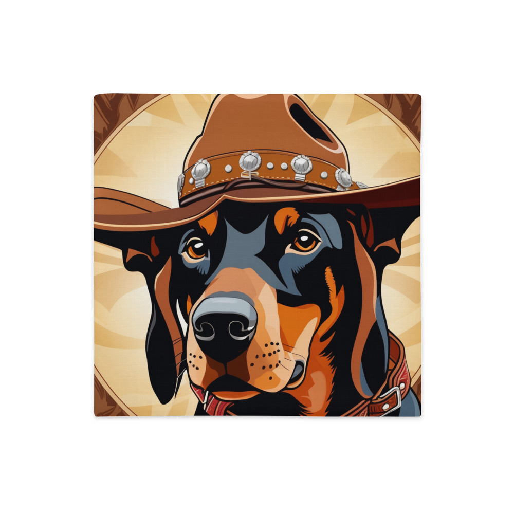 PugMug Custom Doberman Pinscher Premium Pillow Case