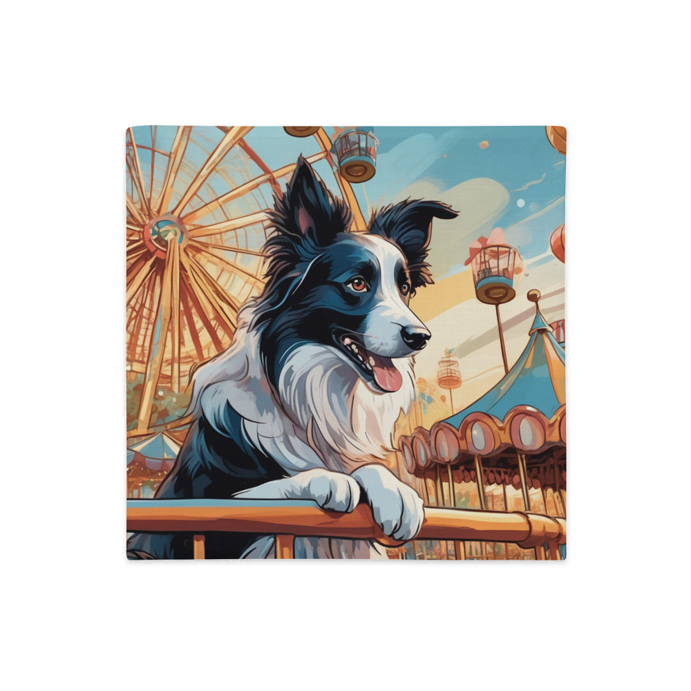 PugMug Custom Border Collie Premium Pillow Case