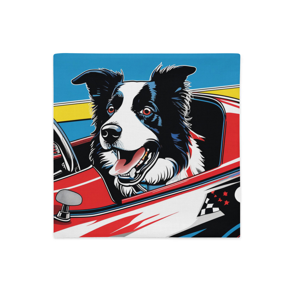 PugMug Custom Border Collie Premium Pillow Case