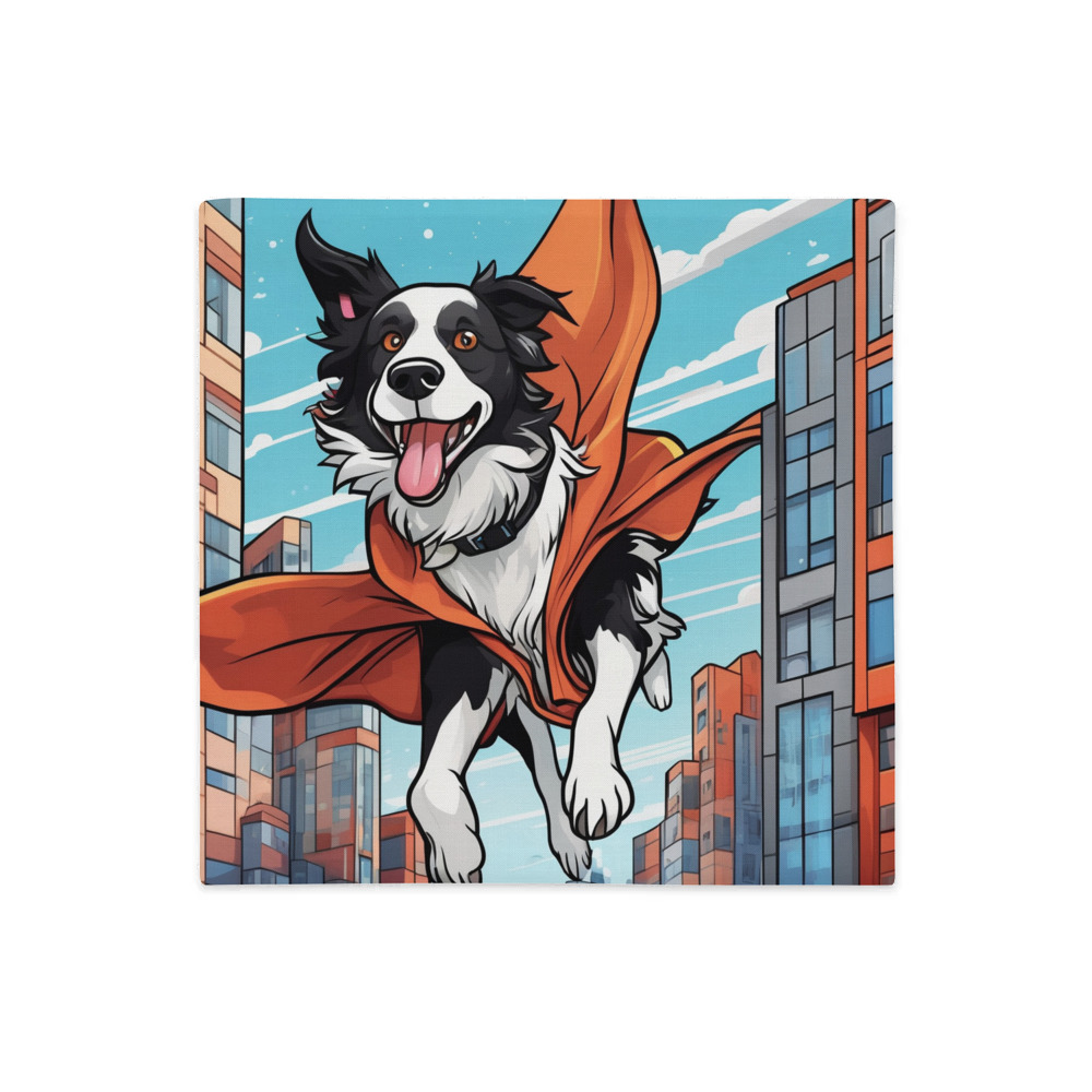 PugMug Custom Border Collie Premium Pillow Case