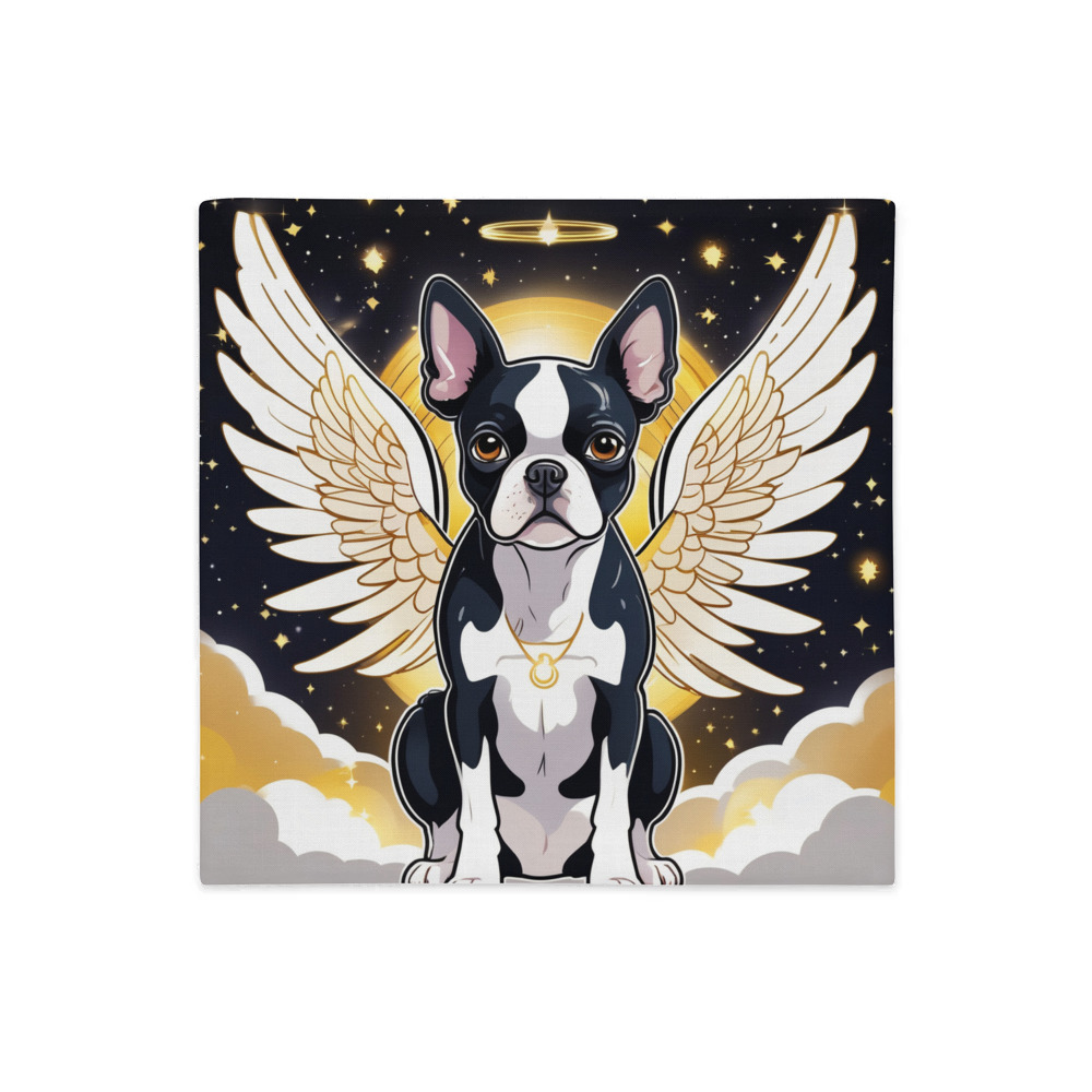 PugMug Custom Boston Terrier Premium Pillow Case