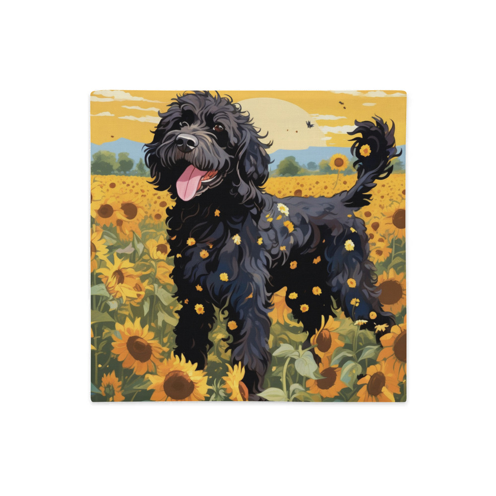 PugMug Custom Portuguese Water Dog Premium Pillow Case