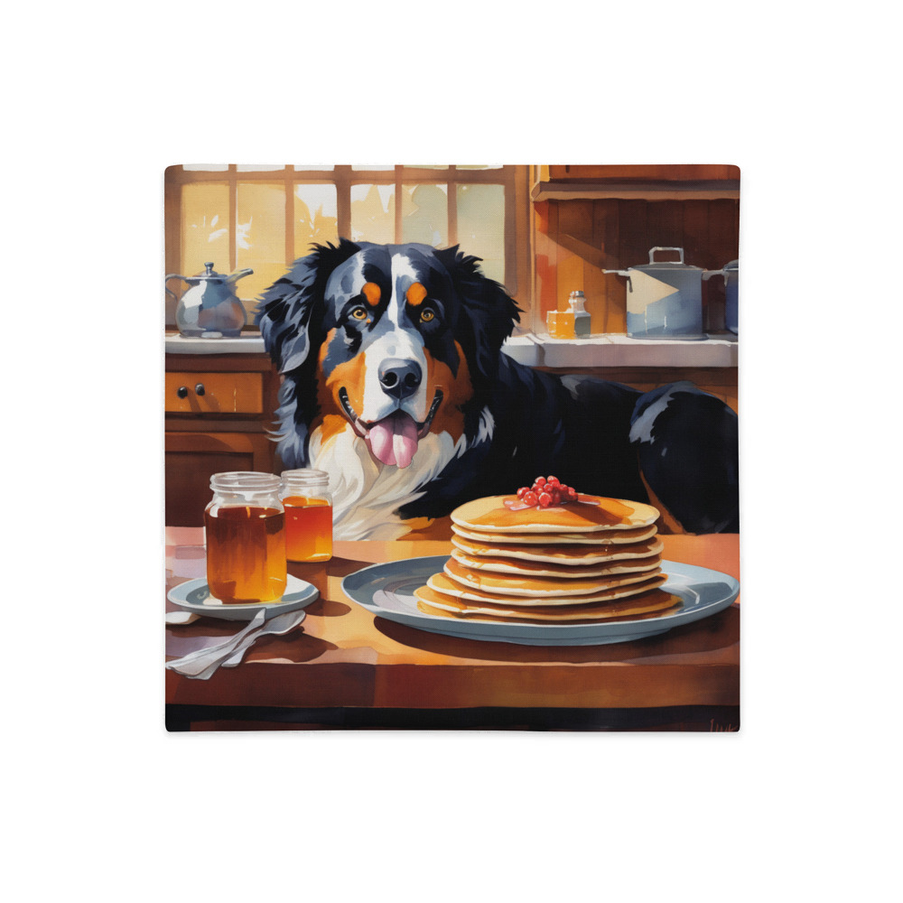 PugMug Custom Bernese Mountain Dog Premium Pillow Case