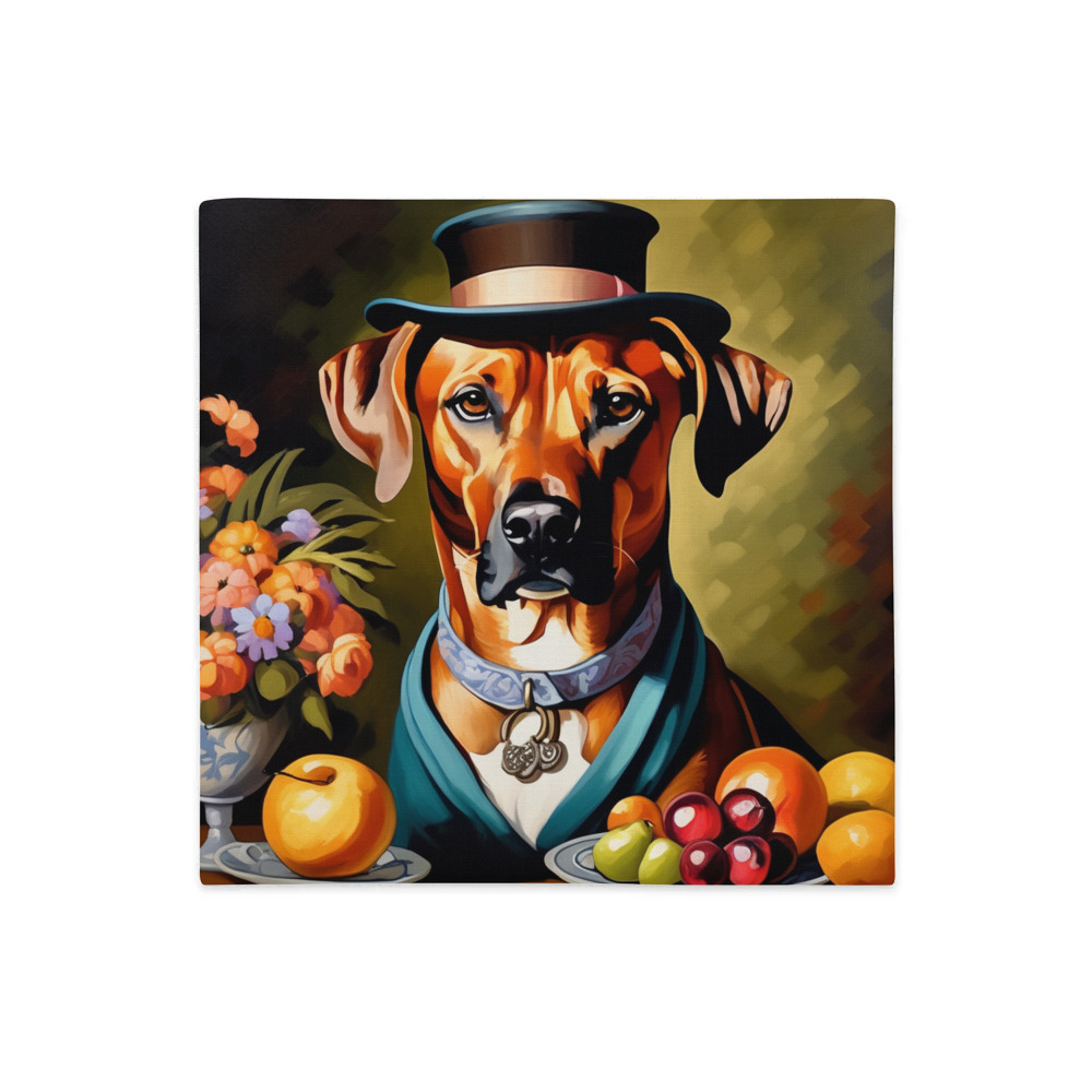 PugMug Custom Rhodesian Ridgeback Premium Pillow Case