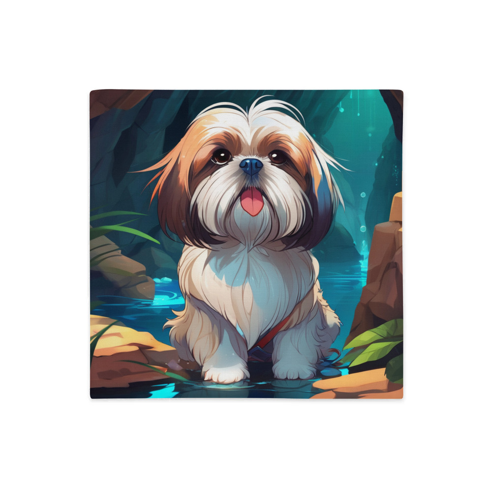 PugMug Custom Shih Tzu Premium Pillow Case