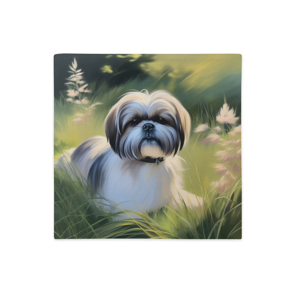 PugMug Custom Shih Tzu Premium Pillow Case
