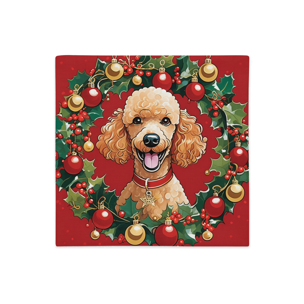 PugMug Custom Tan Poodle Premium Pillow Case