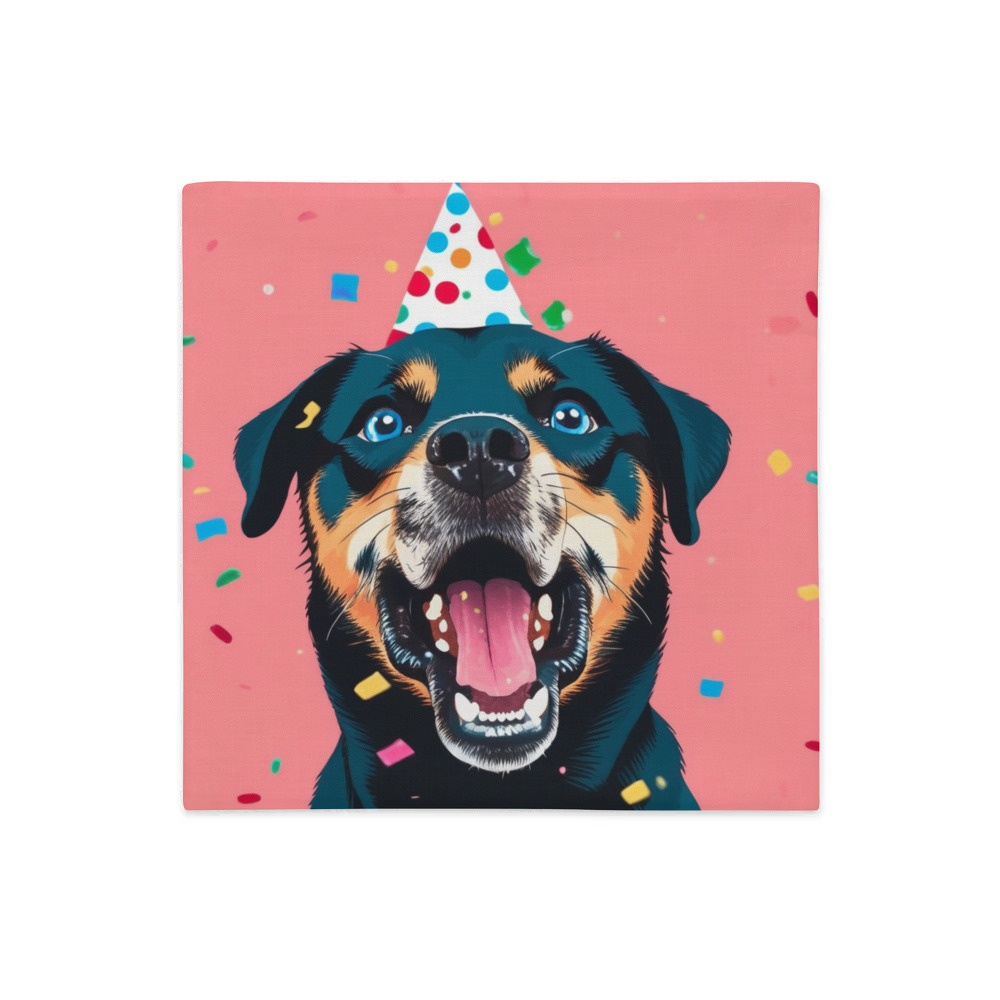 PugMug Custom Blue Premium Pillow Case