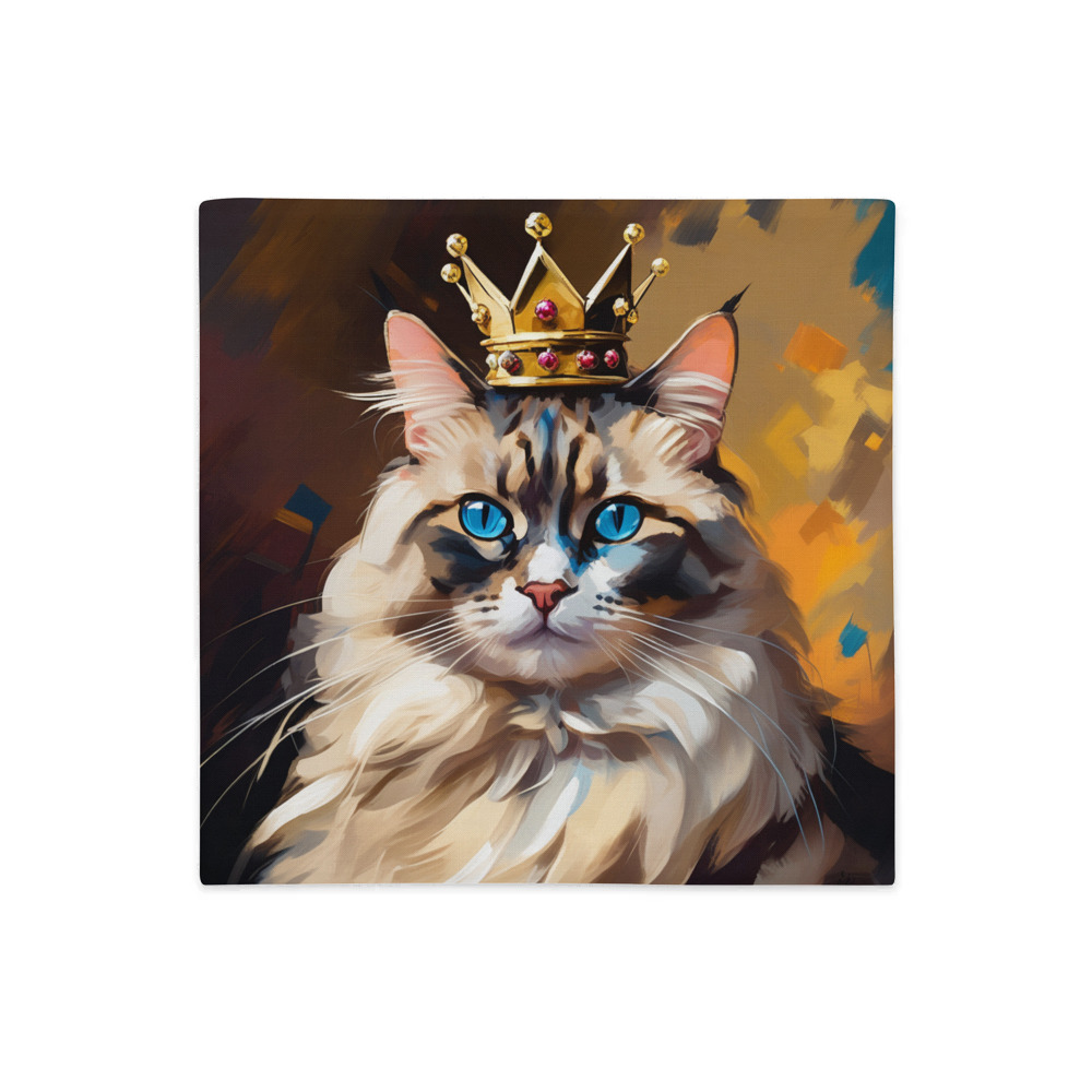 PugMug Custom Tabby Ragdoll Cat Premium Pillow Case