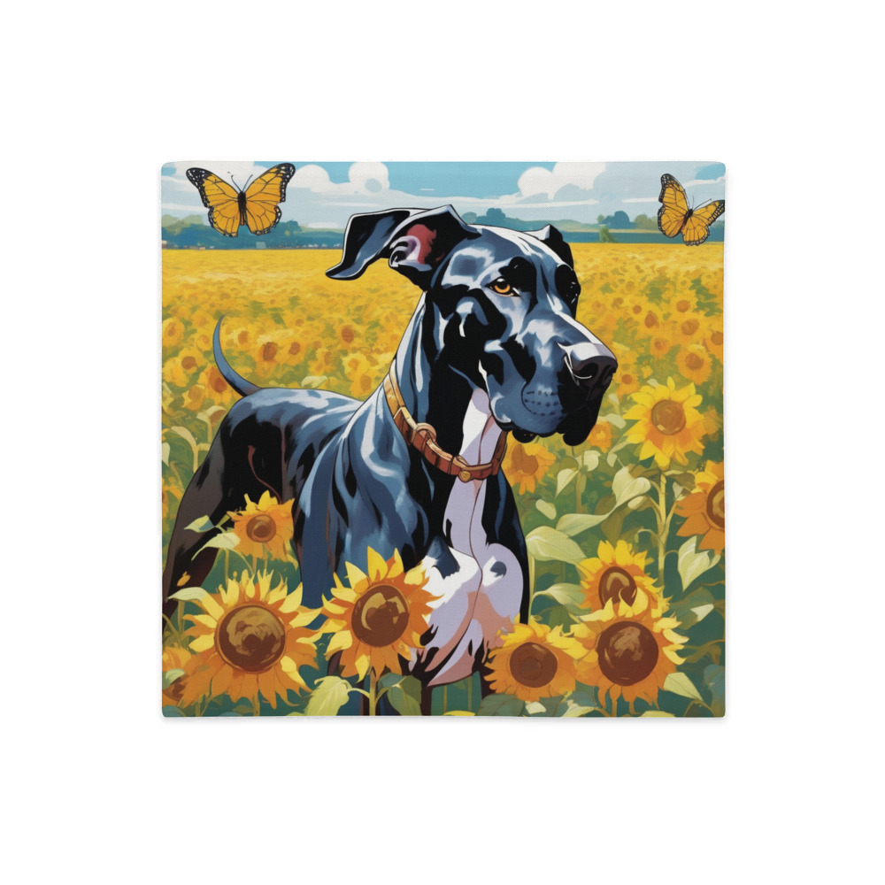 PugMug Custom Great Dane Premium Pillow Case