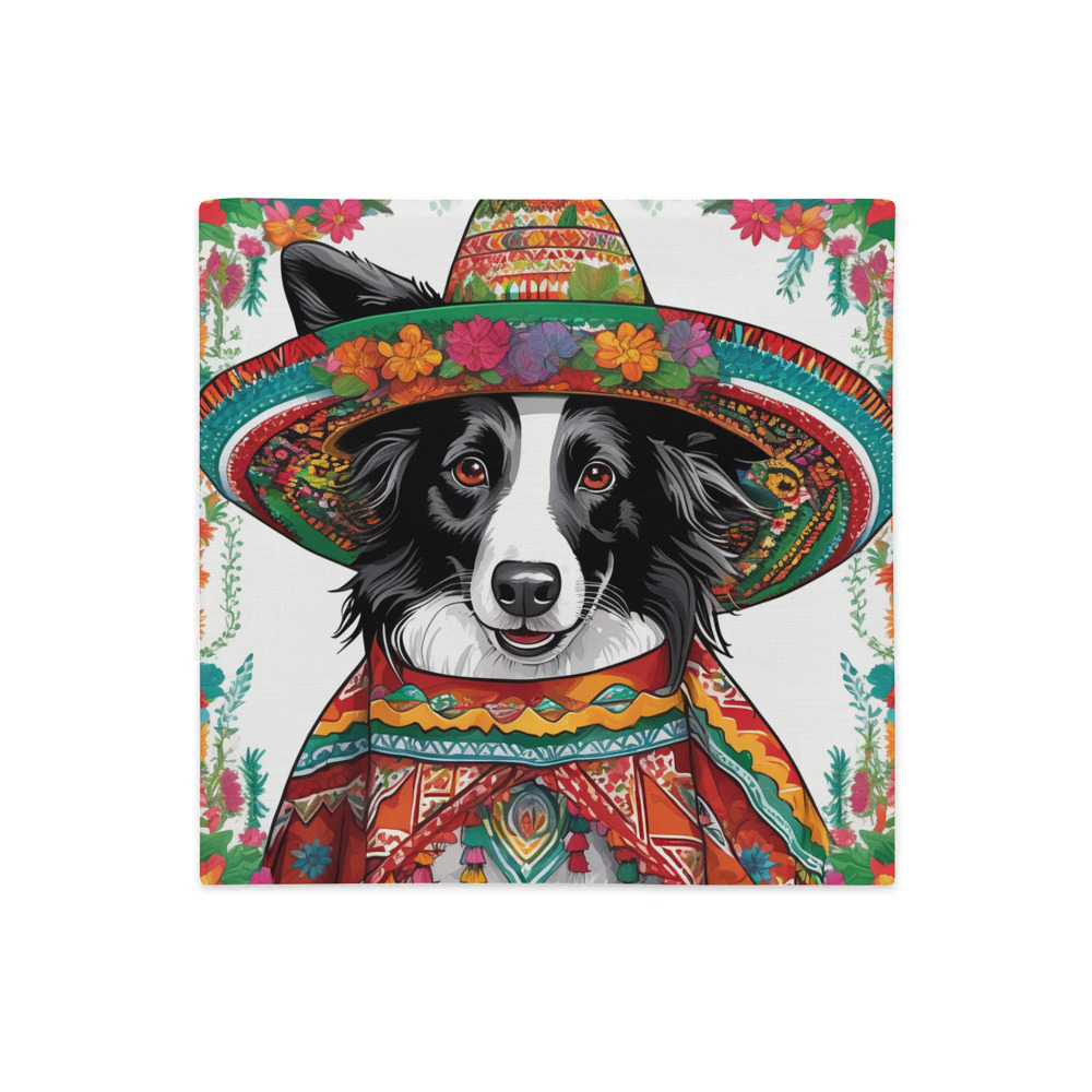 PugMug Custom Border Collie Premium Pillow Case