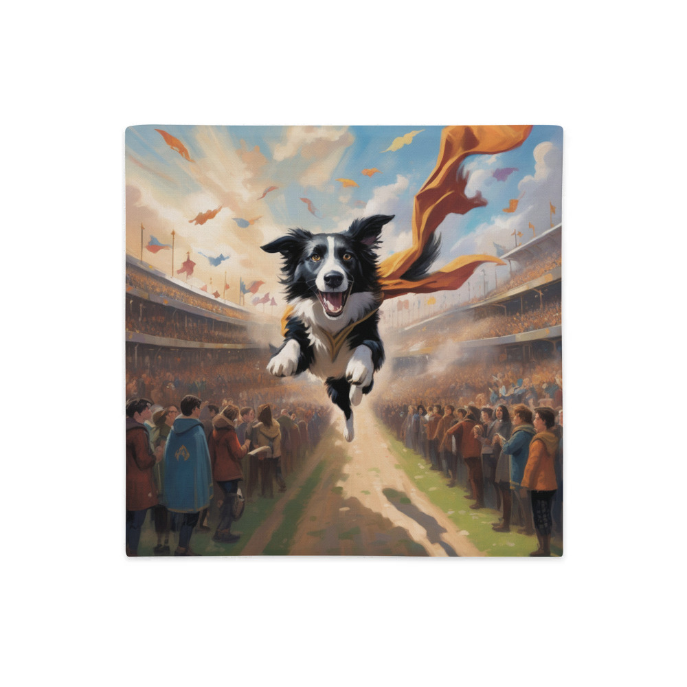 PugMug Custom Border Collie Premium Pillow Case