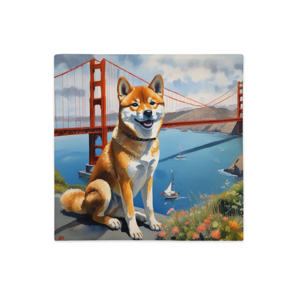 PugMug Custom Shiba Inu Premium Pillow Case