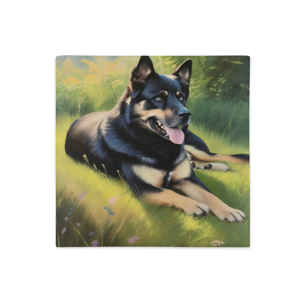 PugMug Custom Blue Premium Pillow Case