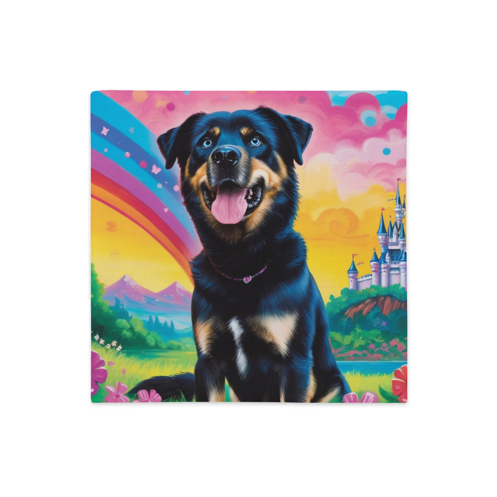 PugMug Custom Blue Premium Pillow Case