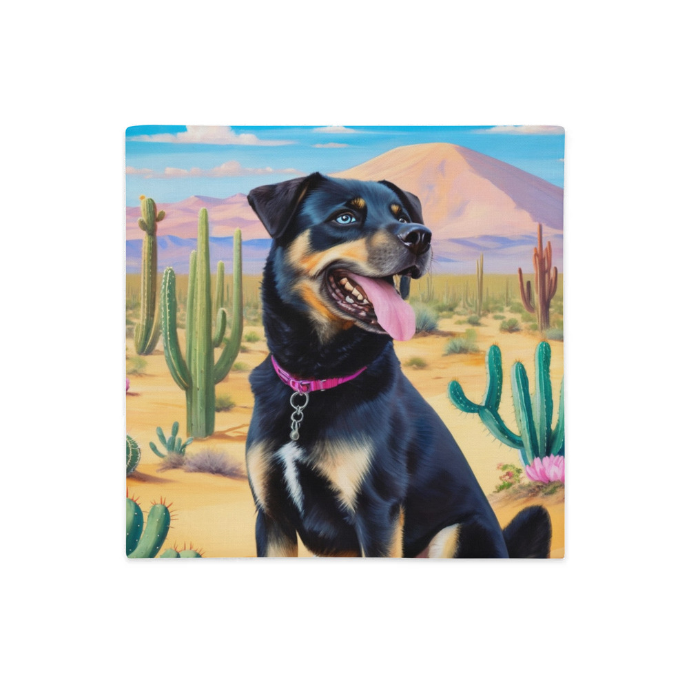 PugMug Custom Blue Premium Pillow Case