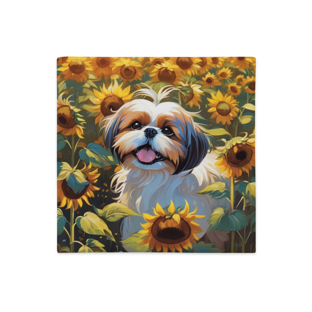 PugMug Custom Shih Tzu Premium Pillow Case