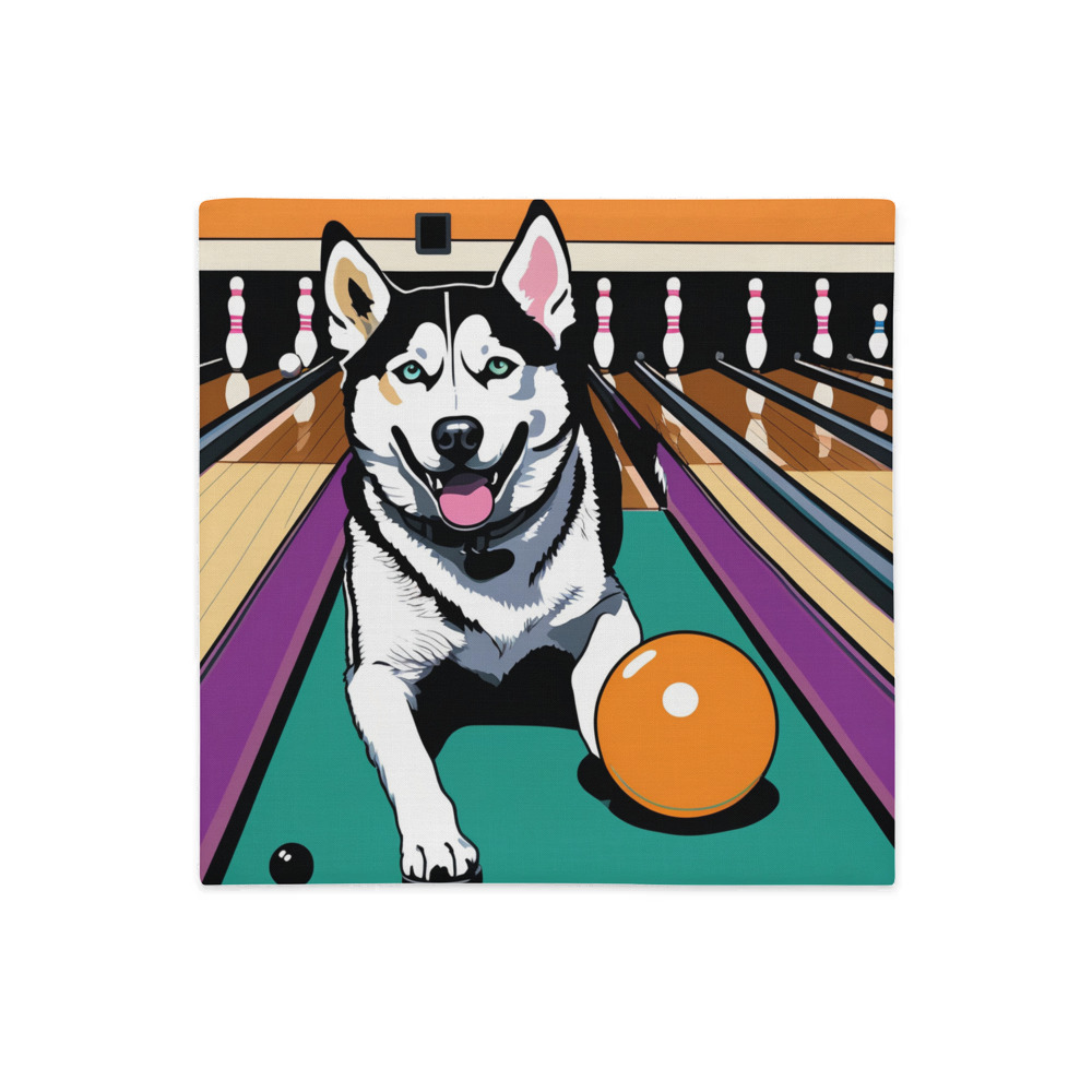 PugMug Custom Siberian Husky Premium Pillow Case