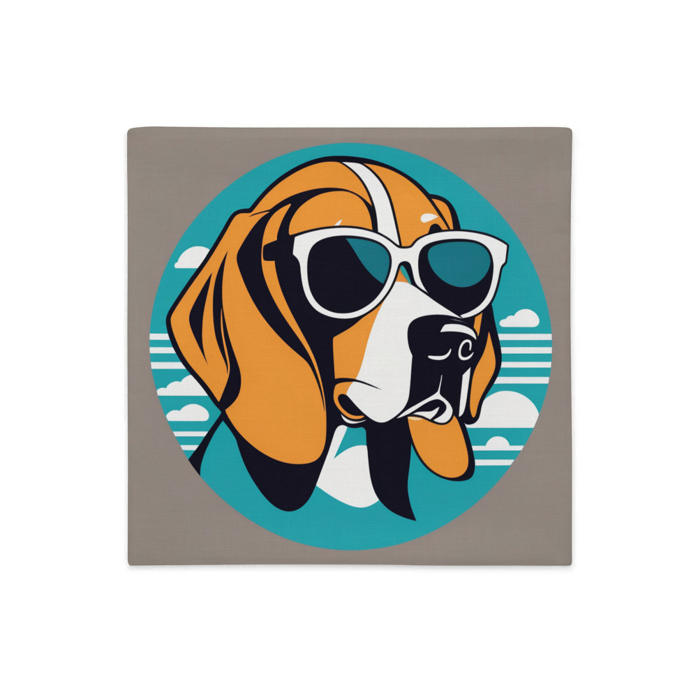 PugMug Custom Beagle Premium Pillow Case