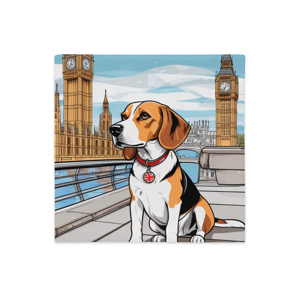 PugMug Custom Beagle Premium Pillow Case