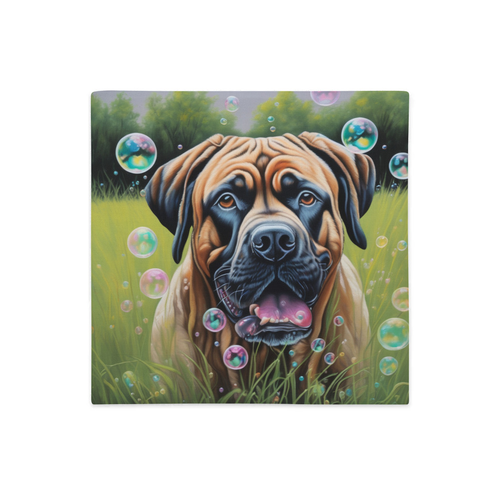 PugMug Custom Mastiff Premium Pillow Case