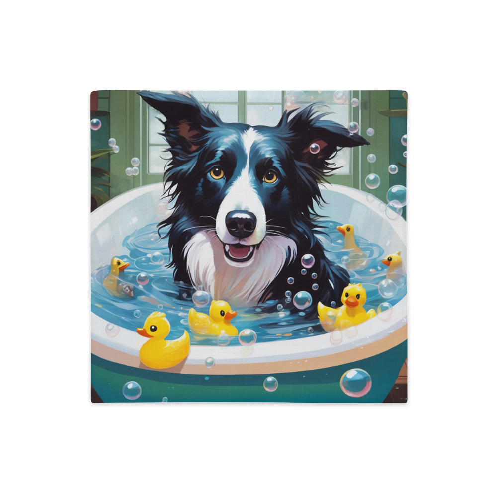 PugMug Custom Border Collie Premium Pillow Case