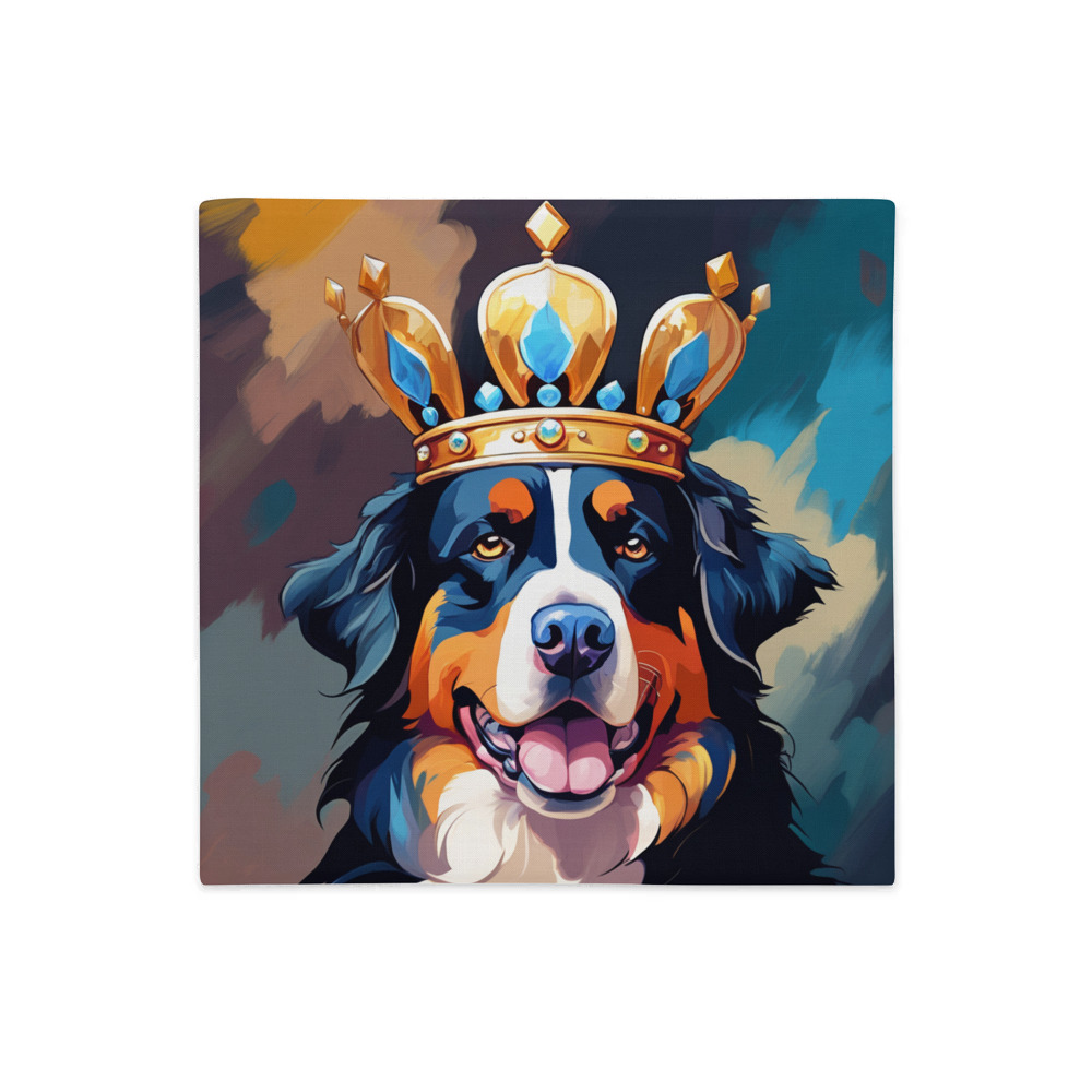 PugMug Custom Bernese Mountain Dog Premium Pillow Case