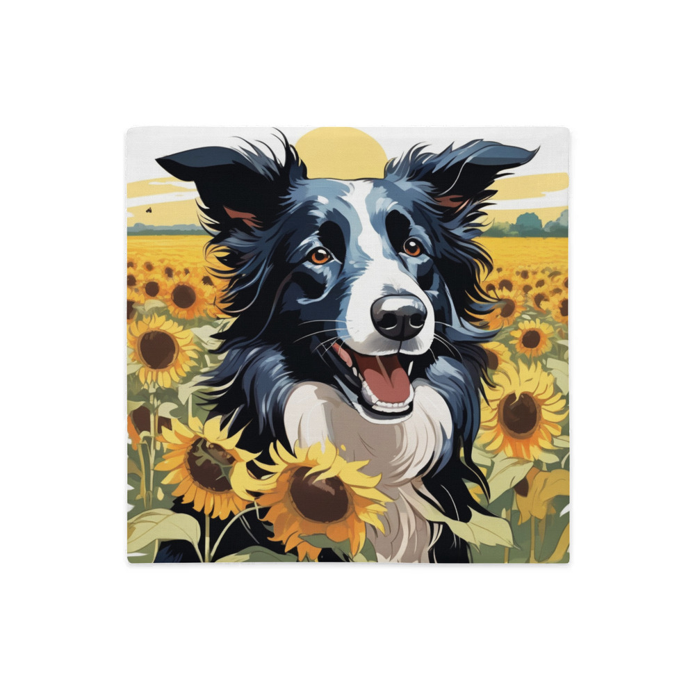 PugMug Custom Border Collie Premium Pillow Case